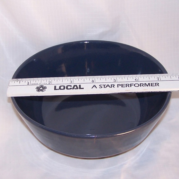 VTG Navy Frankoma Serving Bowl #6N - Picture 6 of 8